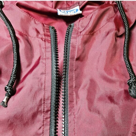 Vintage 90s Old Navy Packable Anorak Jacket With Hood & Pouch Storage - Picture 10 of 13